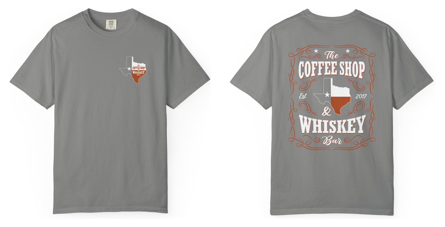 Texas - Granite Comfort Colors Heavyweight T-Shirt