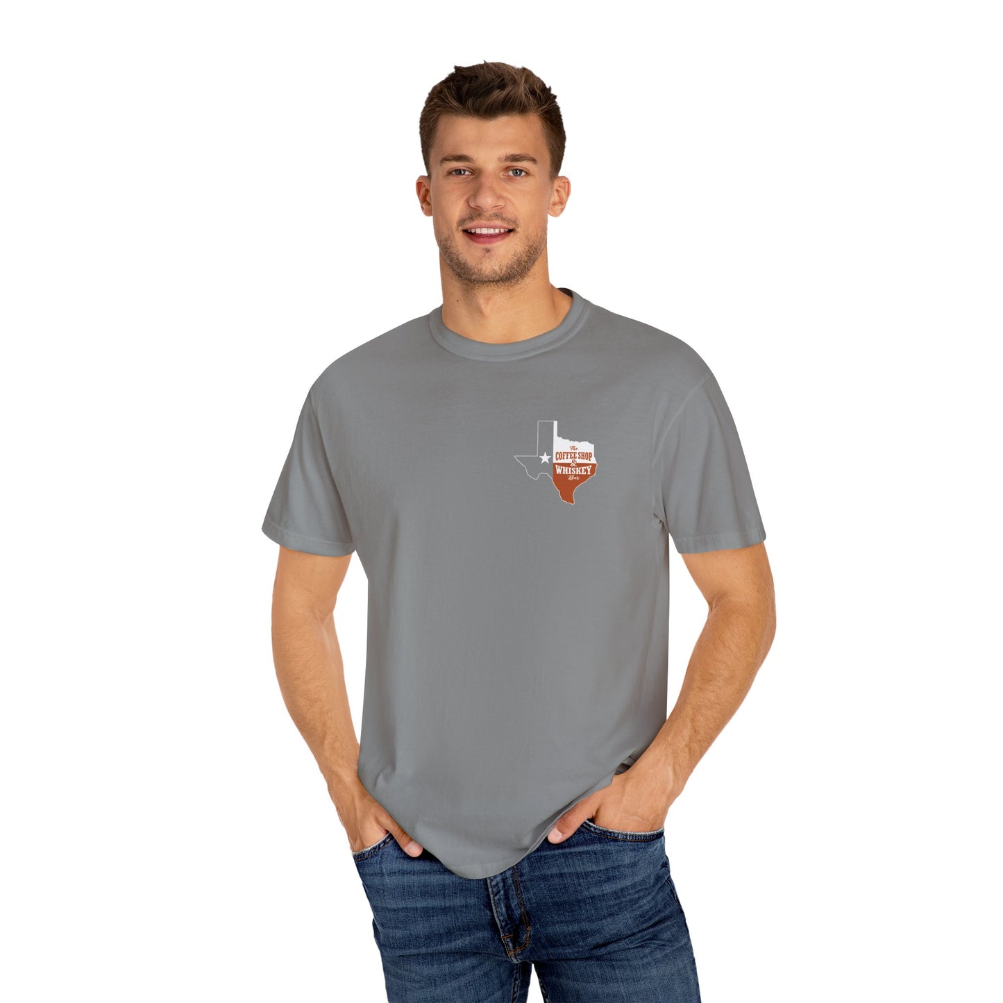 Texas - Granite Comfort Colors Heavyweight T-Shirt
