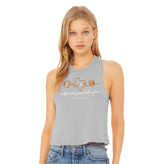 Script - Racerback Cropped Tank