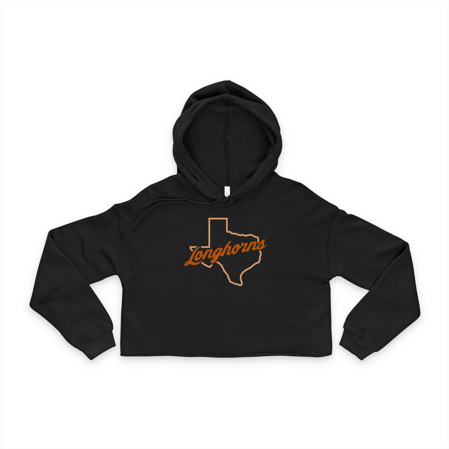 OFFICIALLY LICENSED: Texas Outline Cropped Hoodie