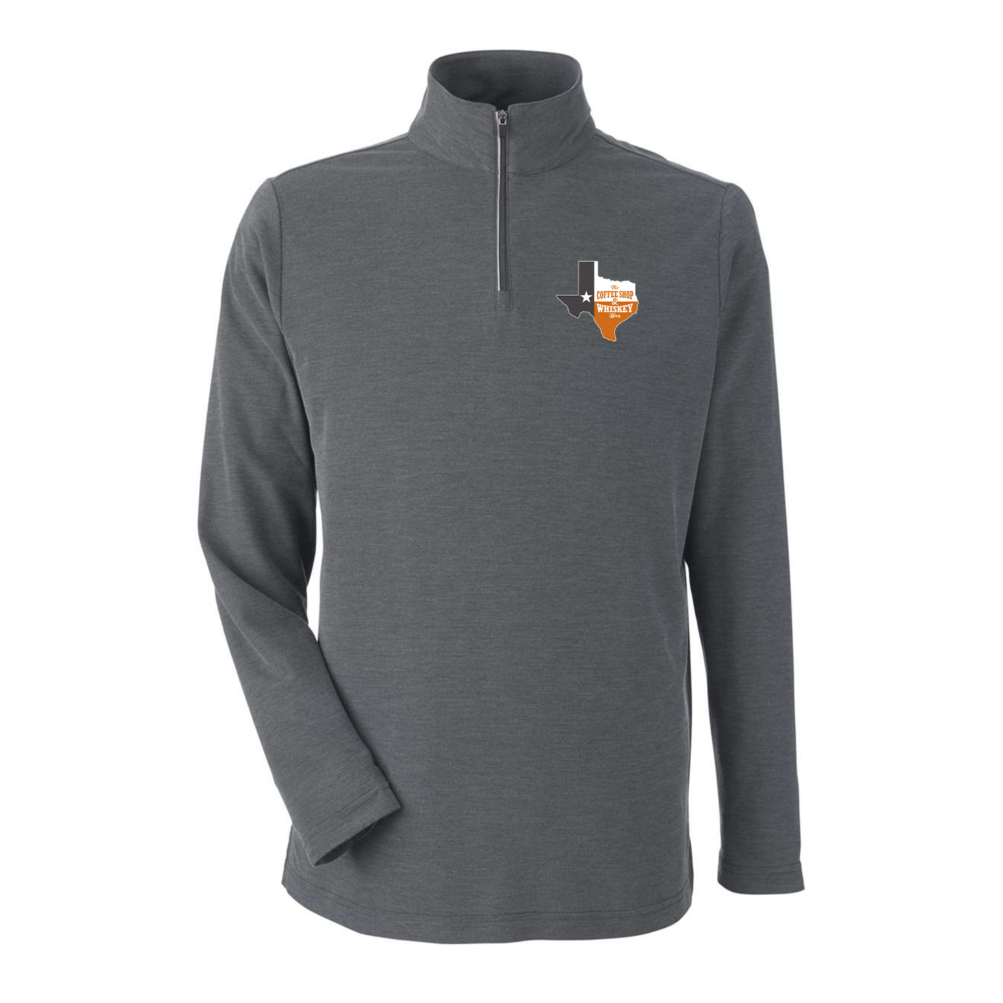 Texas - Men's Fusion ChromaSoft™ Pique Quarter-Zip Pullover – The Texas - Men's Fusion ChromaSoft™ Pique Quarter-Zip Pullover – The