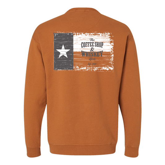 Texas - Hanes Adult ComfortWash Unisex Crew Sweatshirt