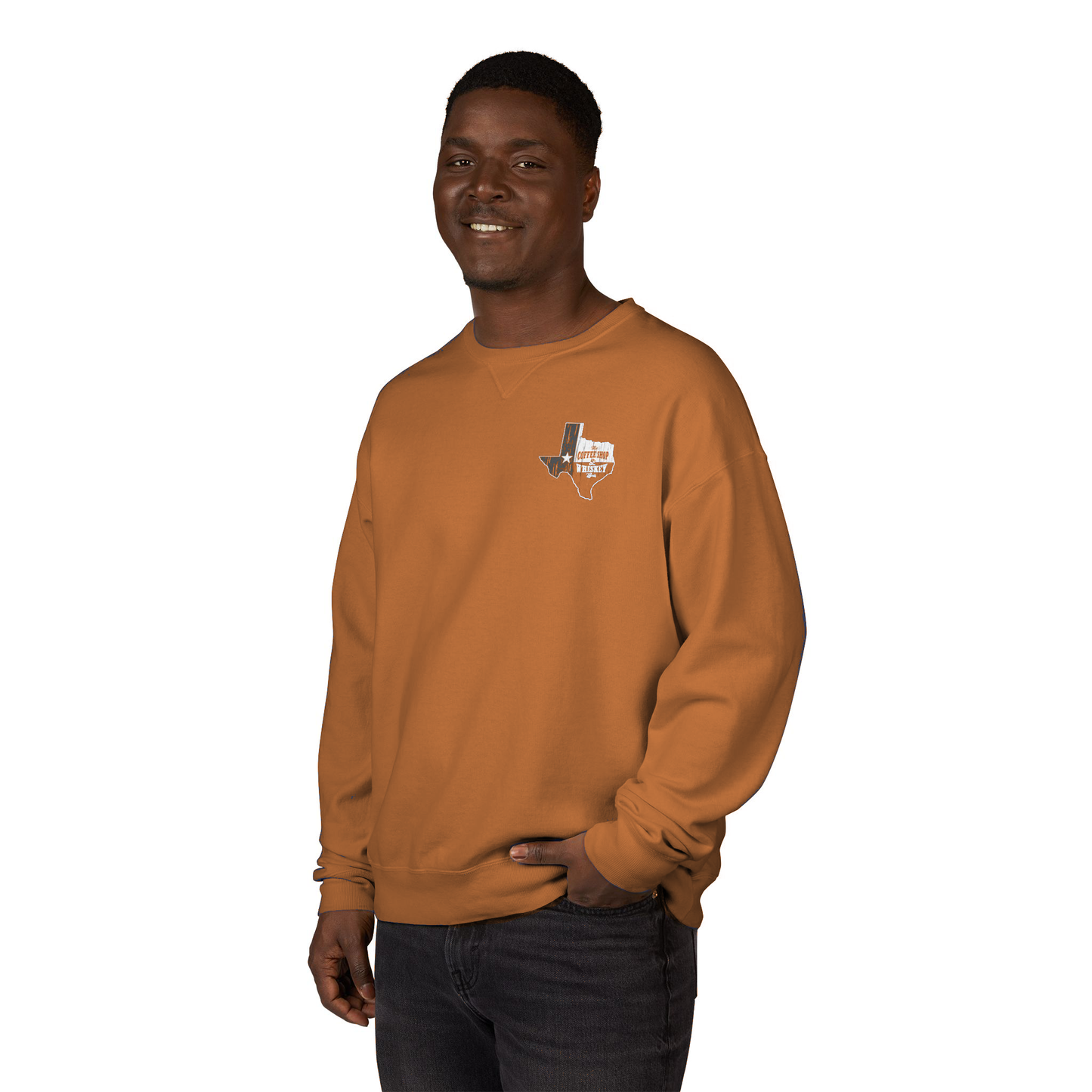 Texas - Hanes Adult ComfortWash Unisex Crew Sweatshirt