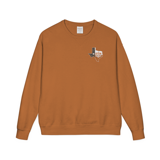 Texas - Hanes Adult ComfortWash Unisex Crew Sweatshirt