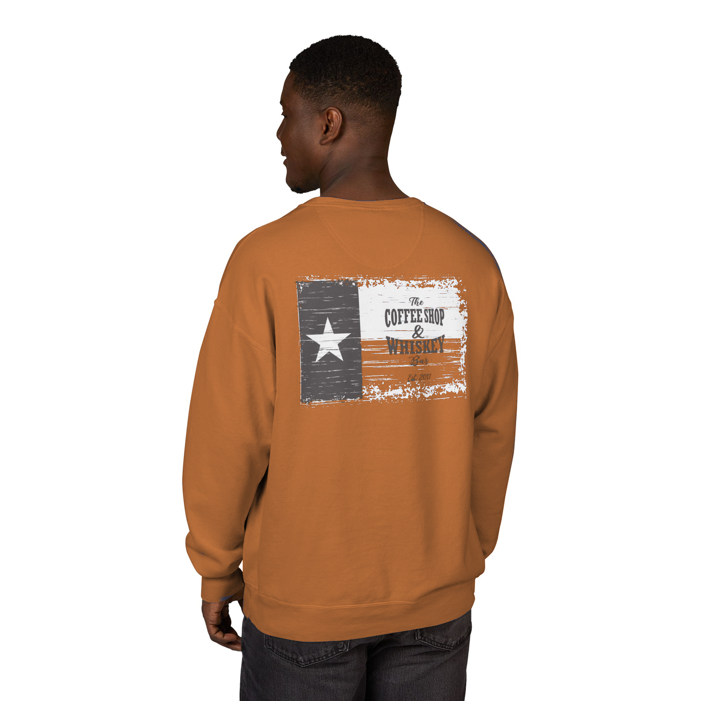 Texas - Hanes Adult ComfortWash Unisex Crew Sweatshirt