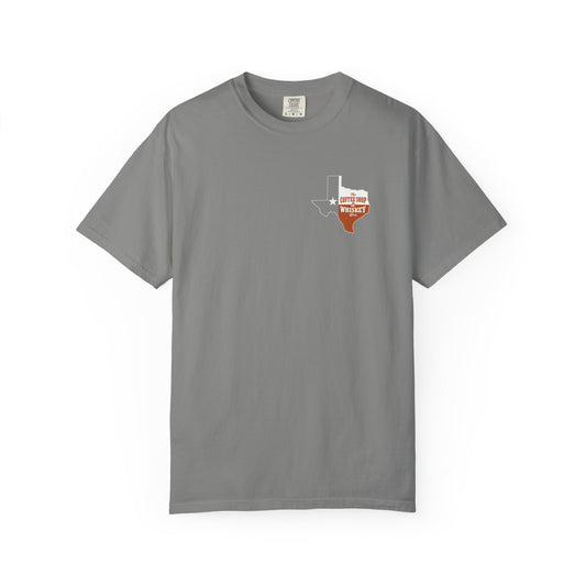 Texas - Granite Comfort Colors Heavyweight T-Shirt