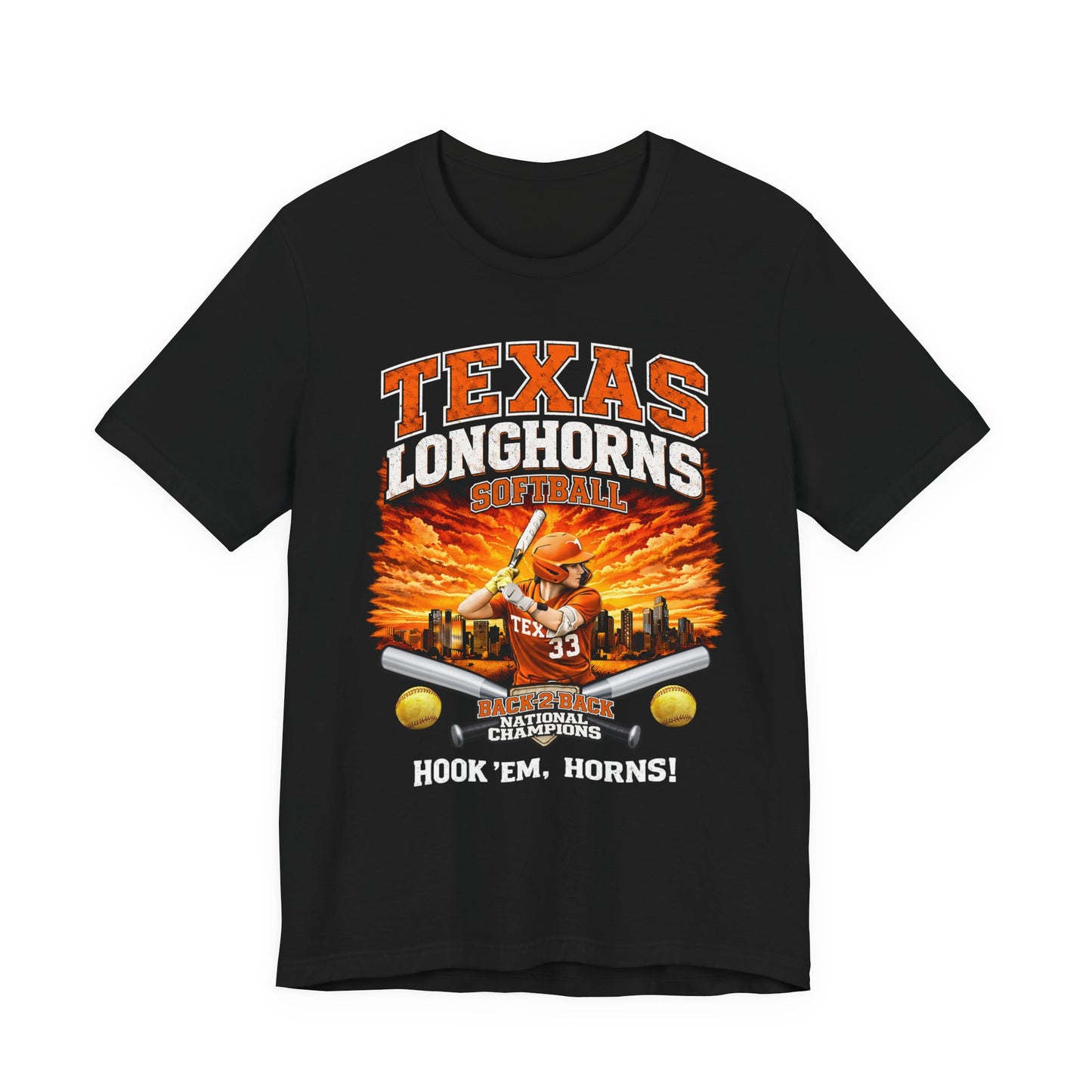 OFFICIALLY LICENSED: Softball Back 2 Back National Champions