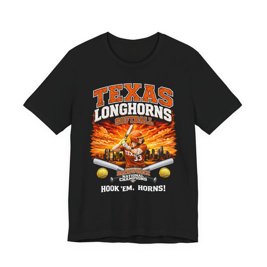 OFFICIALLY LICENSED: Softball Back 2 Back National Champions
