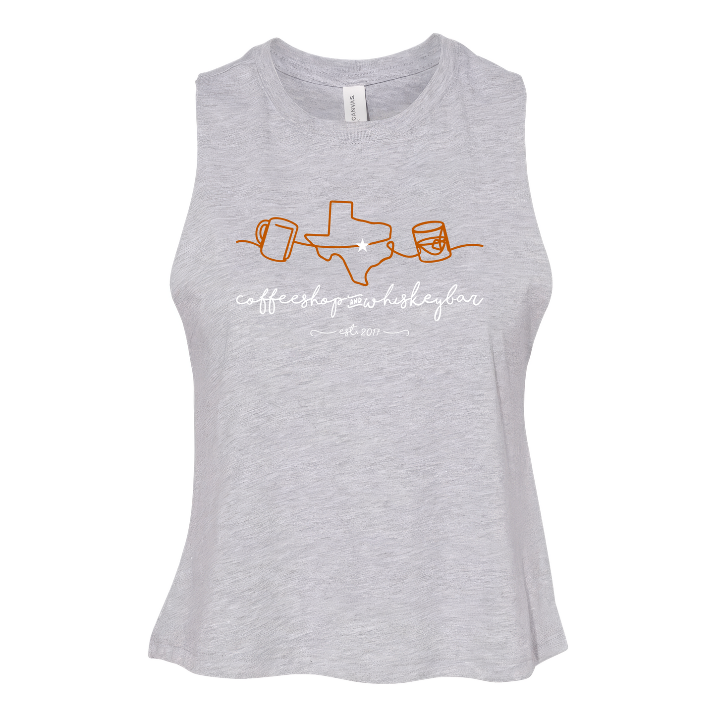 Script - Racerback Cropped Tank