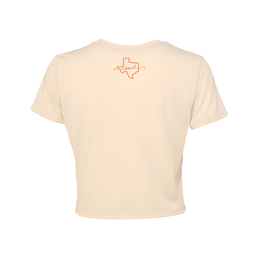 Script - Women's Flowy Cropped Tee