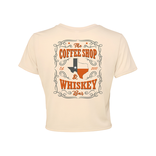 Texas - Women's Flowy Cropped Tee