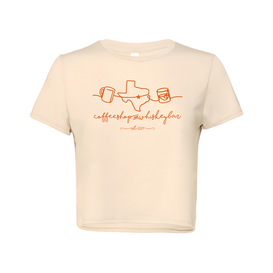 Script - Women's Flowy Cropped Tee