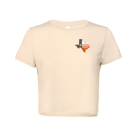 Texas - Women's Flowy Cropped Tee