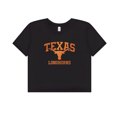 OFFICIALLY LICENSED: Metallic - Women's Flowy Cropped Tee