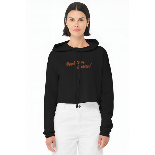 OFFICIALLY LICENSED: Hook ‘Em Horns Bling Cropped Hoodie