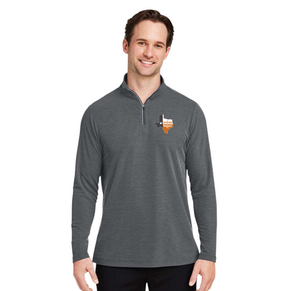 Texas - Men's Fusion ChromaSoft™ Pique Quarter-Zip Pullover – The